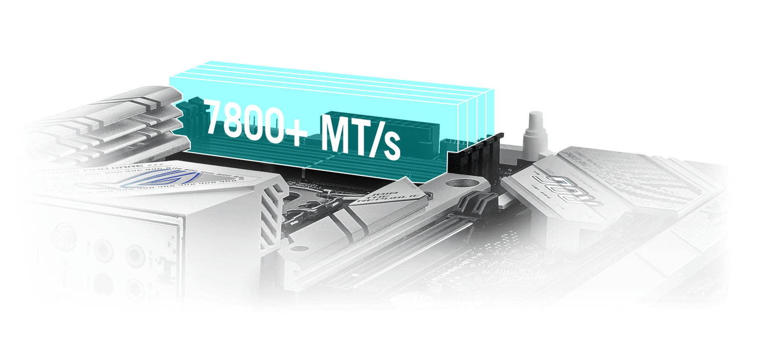 Deska Strix B760-A umožňuje přetaktovat paměti až na 5333 MT/s.