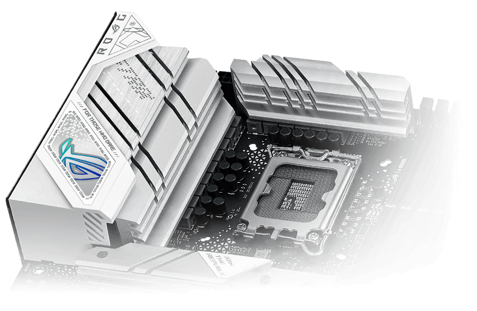 ASUS ROG Strix B760-A Gaming WiFi 6E ATX Motherboard for Intel 13th & 12th  Gen - White, PCIe 5.0, Aura Sync RGB