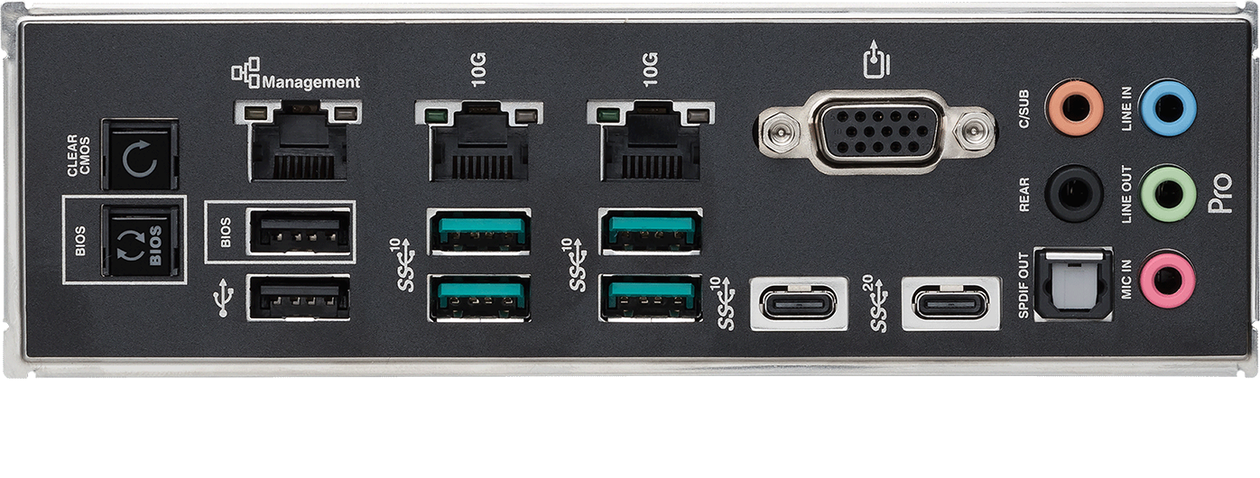 The close look ontwo 10G ports