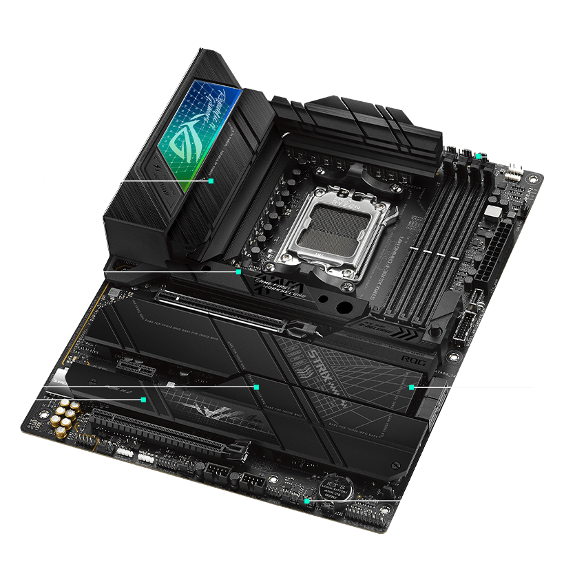 Caractéristiques de refroidissement de la ROG Strix X670E-F