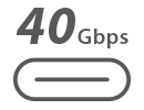USB4® 40 Gbps icon