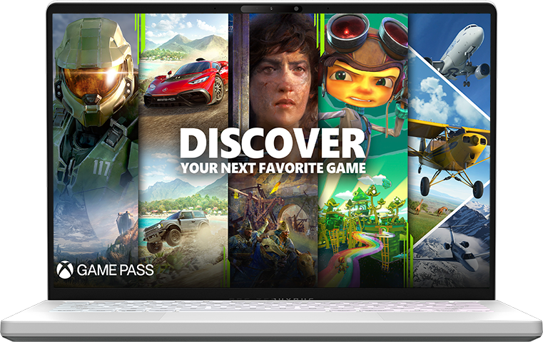 User Interface of XBOX Game Pass