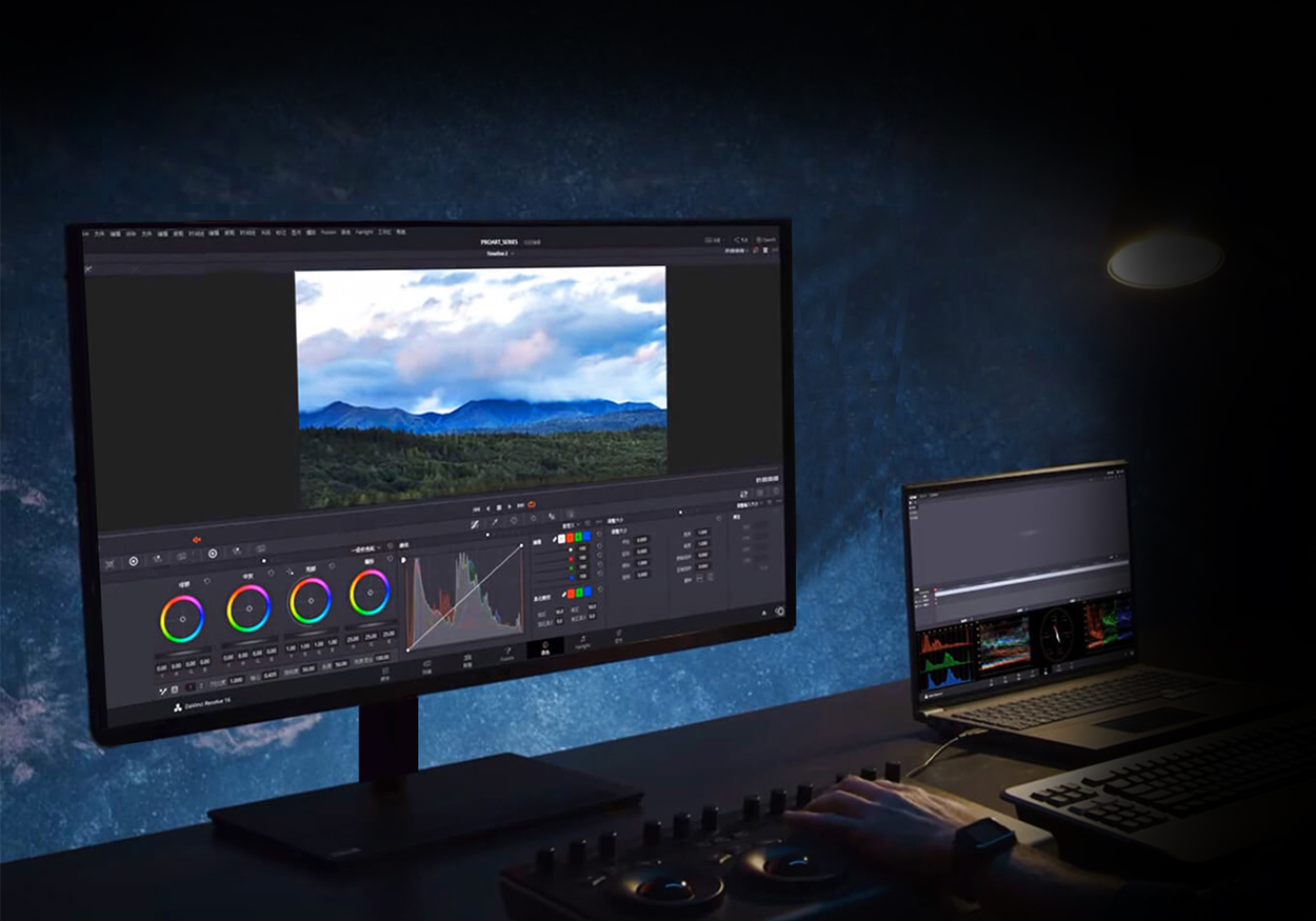 ProArt Display PA27DCE-K features an HDR Preview for a better editing experience.