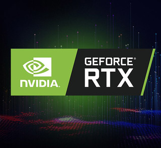 The image shows Nvidia logo with a sci-fi background.