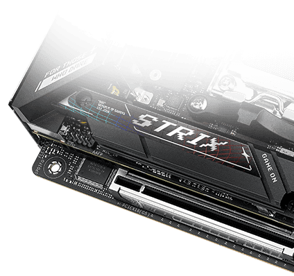 The Strix B850-A motherboard features SupremeFX audio.