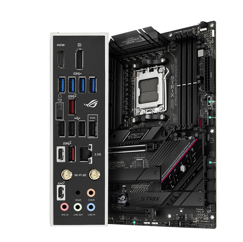 ROG Strix B650E-F connectivity specifications