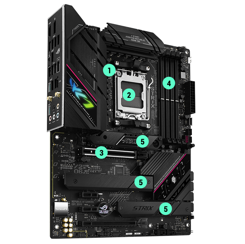 ROG STRIX B650E-F GAMING WIFI | Gaming motherboards｜ROG