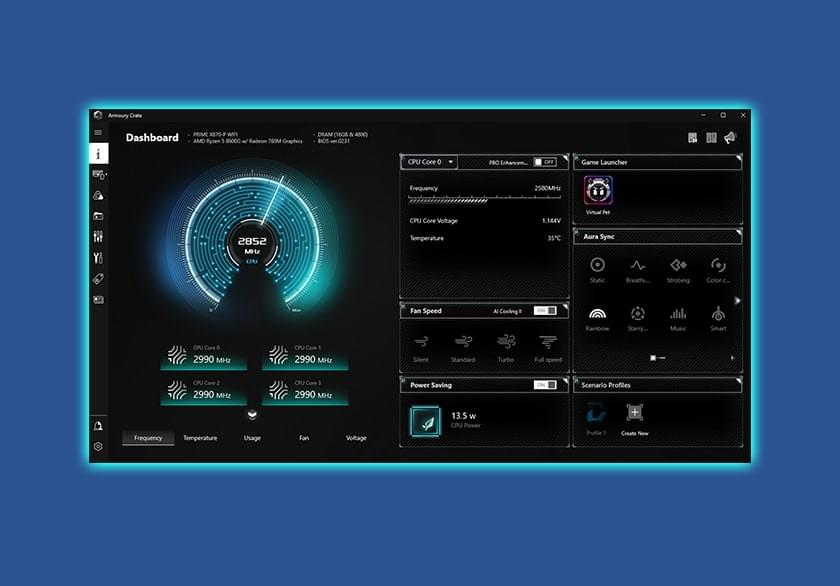 ASUS Armoury Crate UI