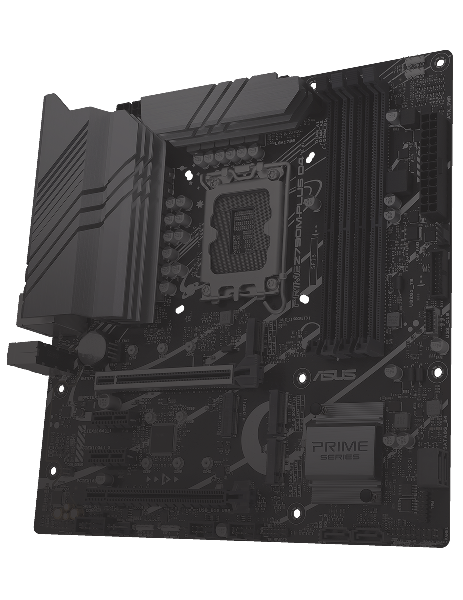 The PRIME Z790M-PLUS D4 motherboard