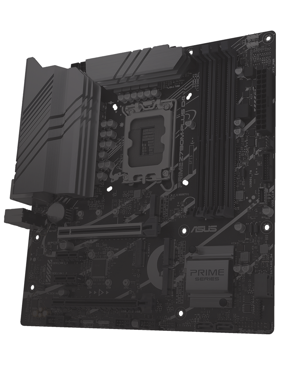 The PRIME Z790M-PLUS motherboard