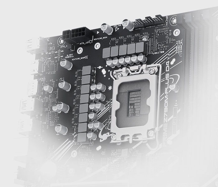 The PRIME Z790M-PLUS D4 motherboard