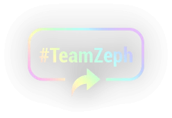 A TeamZeph campaign icon asking people to tell us what they love about their G14.