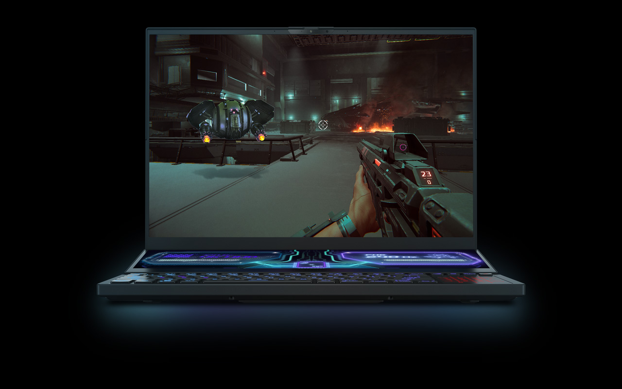 Le ASUS Zephyrus Duo, premier PC portable gaming à double écran