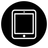 The icon of tablet