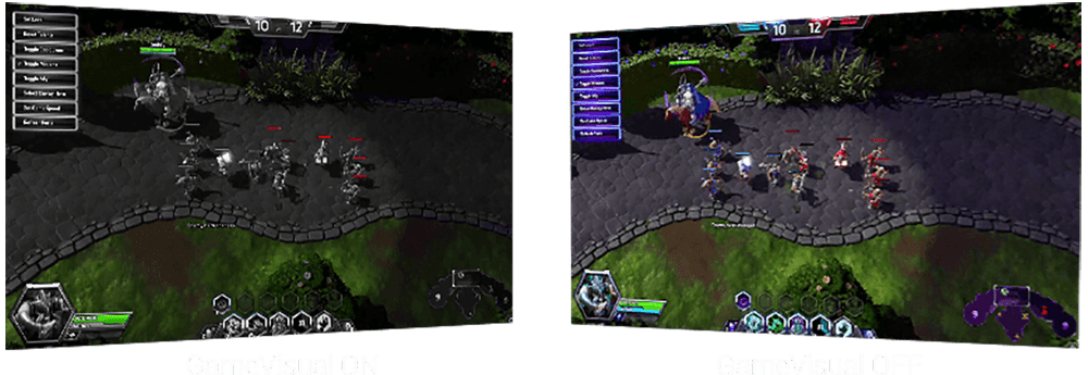 Game Visual MOBA on and off image
