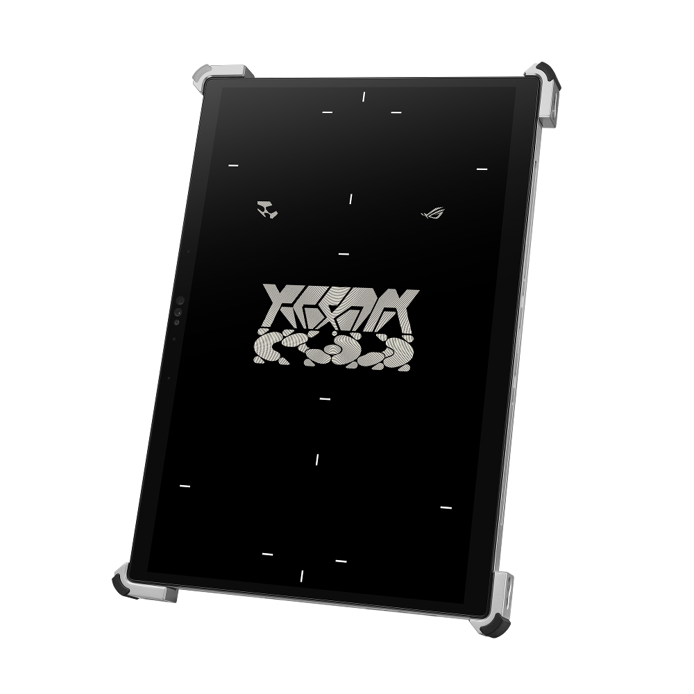 Front view of the Flow Z13-ACRNM RMT02 screen in portrait mode, with the Z13-ACRNM RMT02 wallpaper visible.