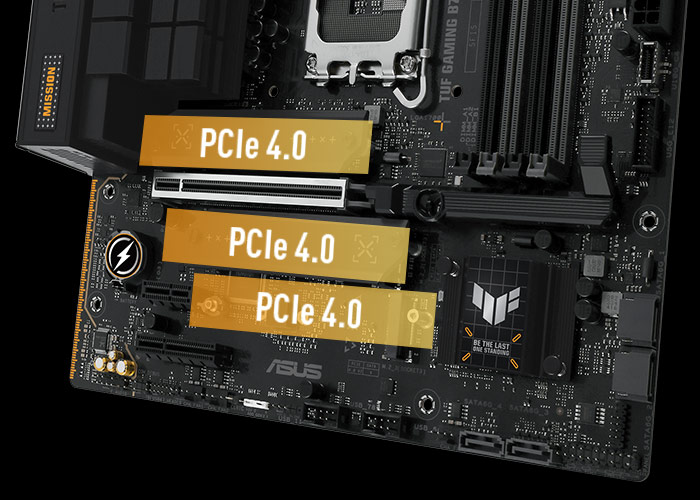 Prise en charge PCIe 4.0