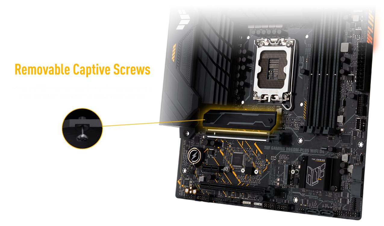 TUF GAMING B660M-PLUS WIFI D4|Motherboards|ASUS Canada