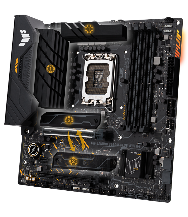 TUF GAMING B660M-PLUS WIFI D4｜Motherboards｜ASUS USA