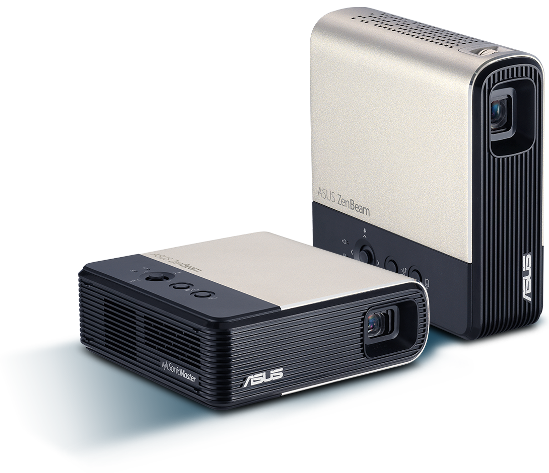 ASUS ZenBeam E2 weighs only 410 grams, ultra-compact dimensions of 110 x 39.5 x 107 mm