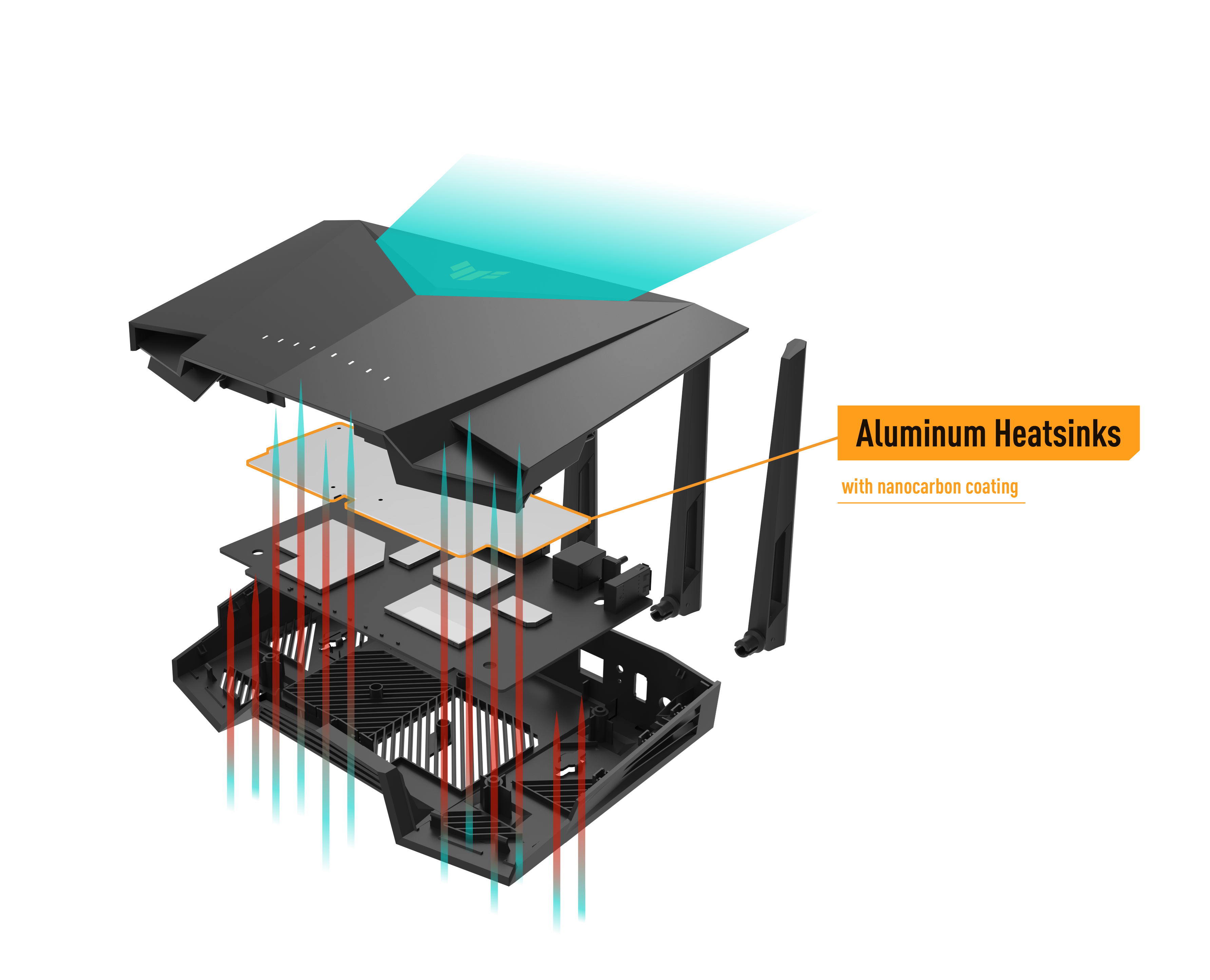 TUF Gaming AX4200 Structure