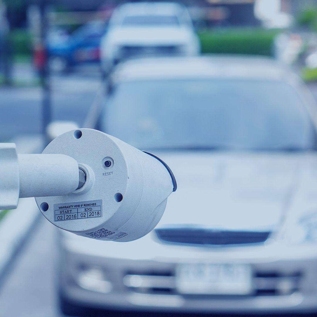 閉路電視攝影機監控停車場安全系統