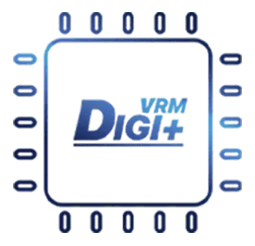 Digi+ VRM logo. 