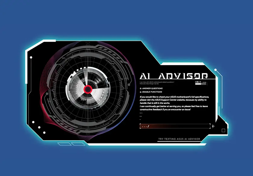 UI 显示 AI Advisor 可以使用自然语言进行交互