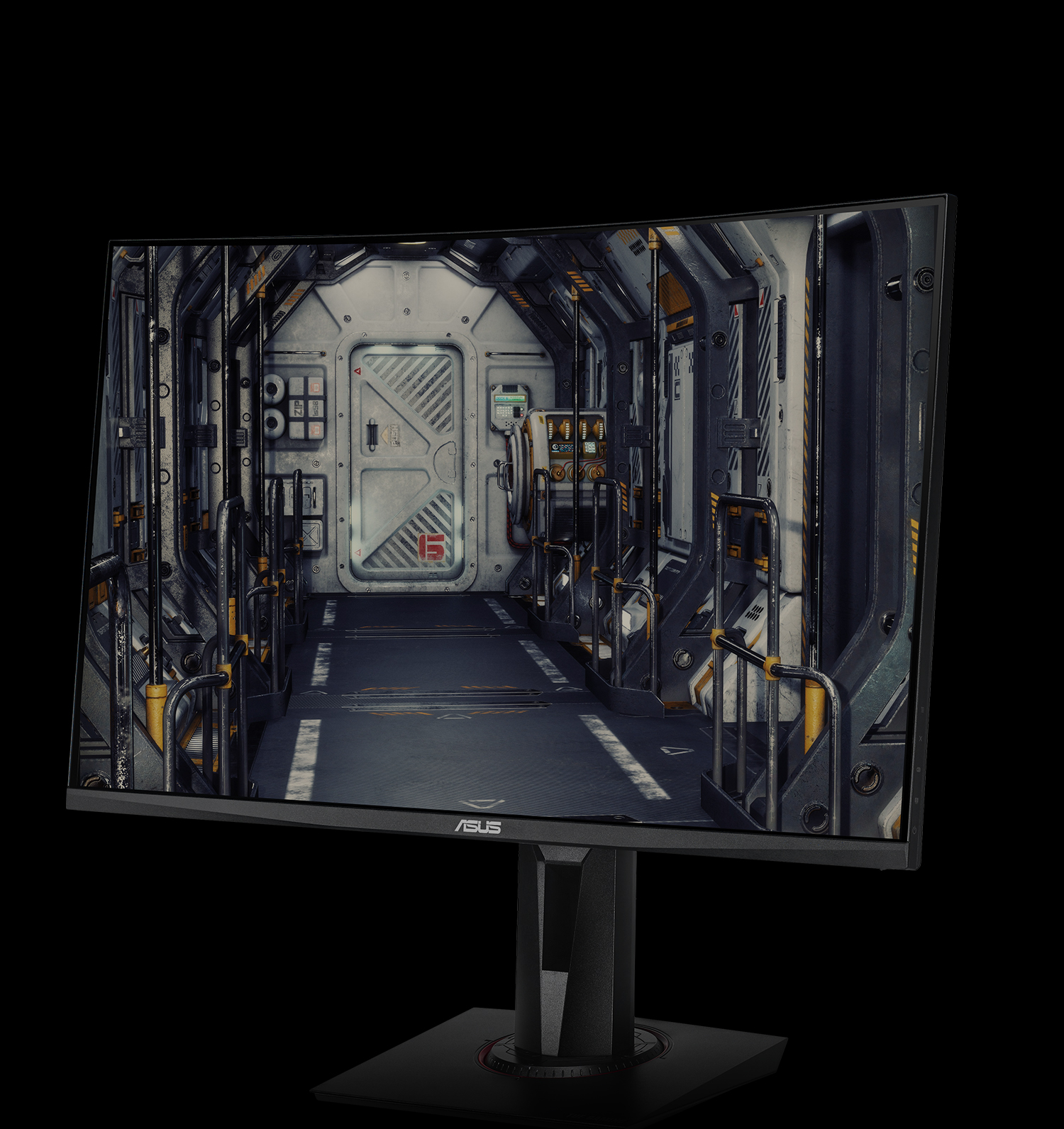 ASUS 27 1080P TUF Gaming Curved HDR Monitor (VG27VQM) - Full HD, 240Hz,  1ms, Extreme Low Motion Blur, Adaptive-Sync, FreeSync Premium, Speakers,  Eye Care, HDMI, DisplayPort, USB, Height Adjustable 