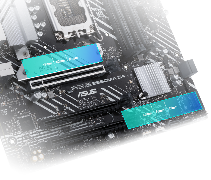 ASUS PRIME B660M-A D4 Intel B660 LGA 1700 micro ATX