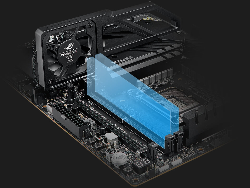 La ROG Maximus Z790 Apex Encore utilise la mémoire DDR5 à des vitesses allant jusqu'à 8000MT/s et plus.