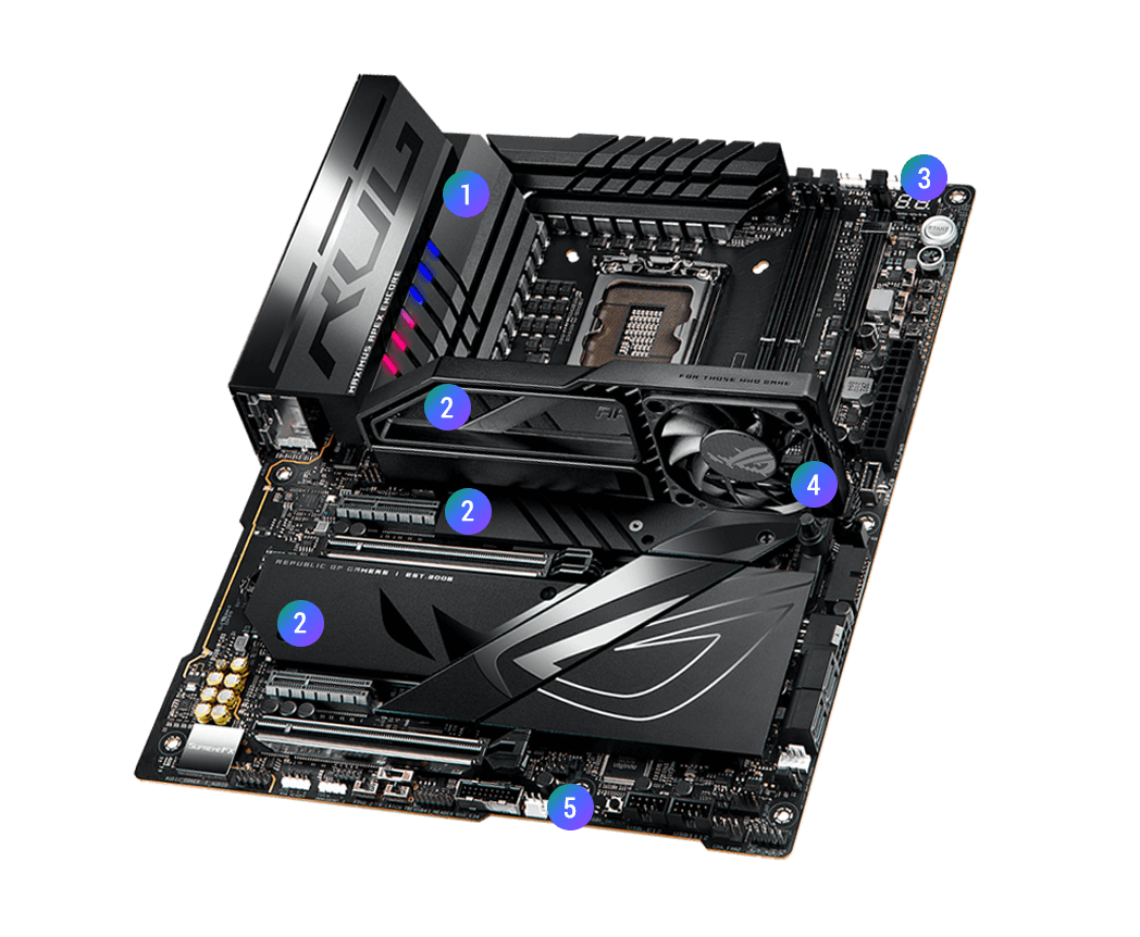 Cooling specs of the ROG Maximus Z790 Apex Encore