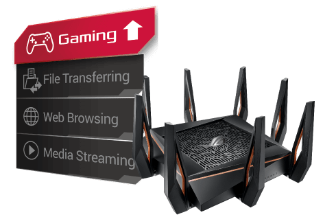 Asus - Router Asus ROG Rapture GT-AX11000 Pro - Modem / Routeur / Points  d'accès - Rue du Commerce