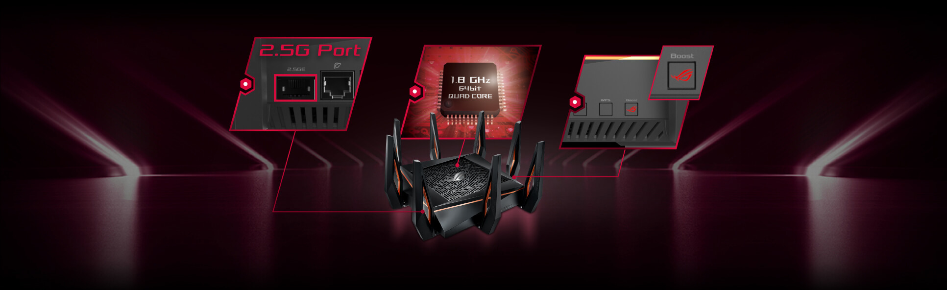 ROG Rapture GT-AX11000 | Gaming networking｜ROG - Republic of