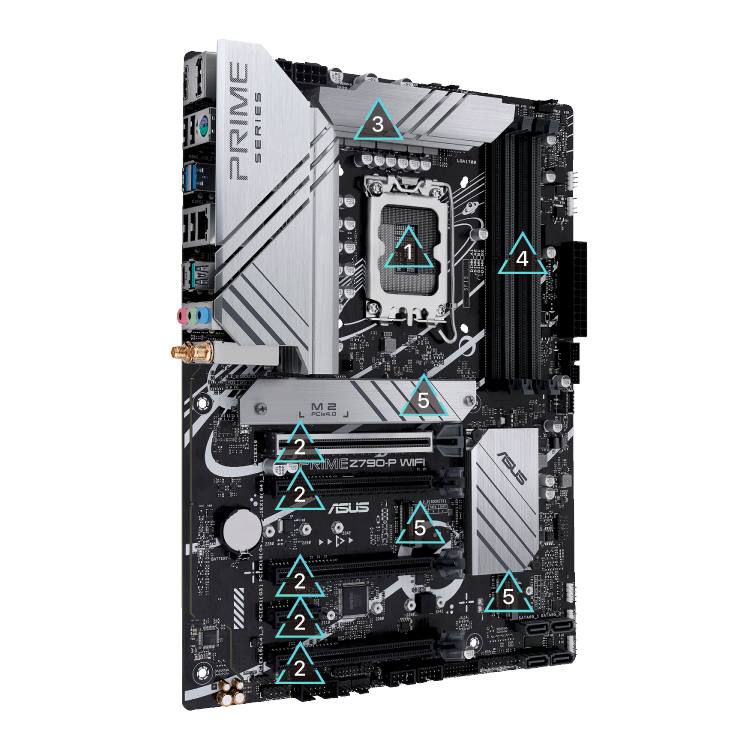 ASUS PRIME Z790-P D4-CSM ATX マザーボード - PC周辺機器