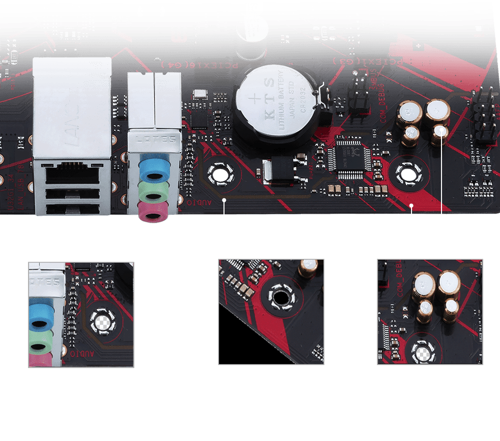 EPIC gaming audio layout