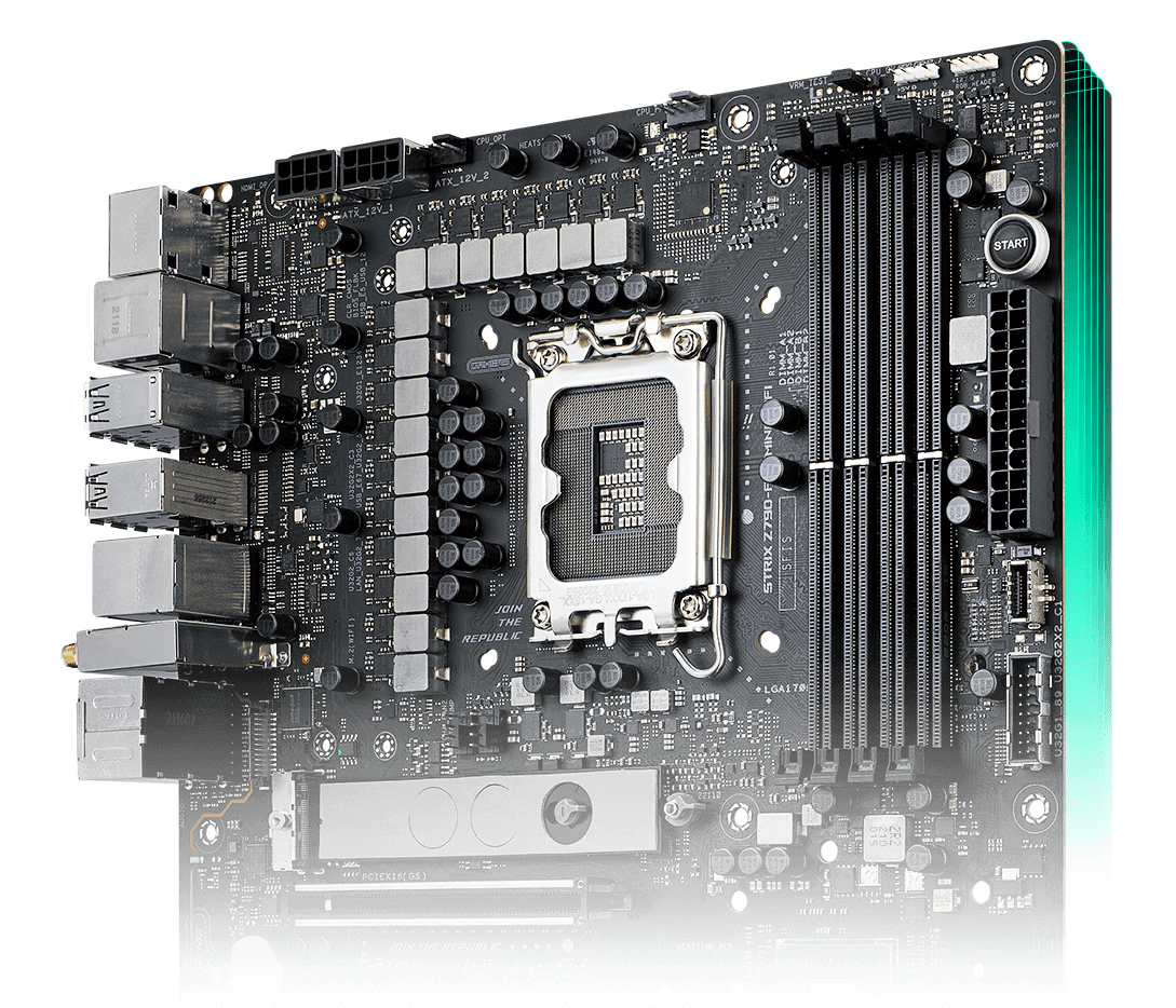 ROG Strix Z790-F features an six-layer PCB