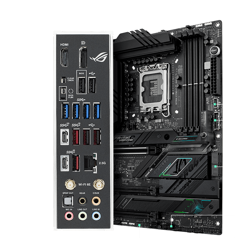 Caractéristiques de connectivité de la ROG Strix Z790-F