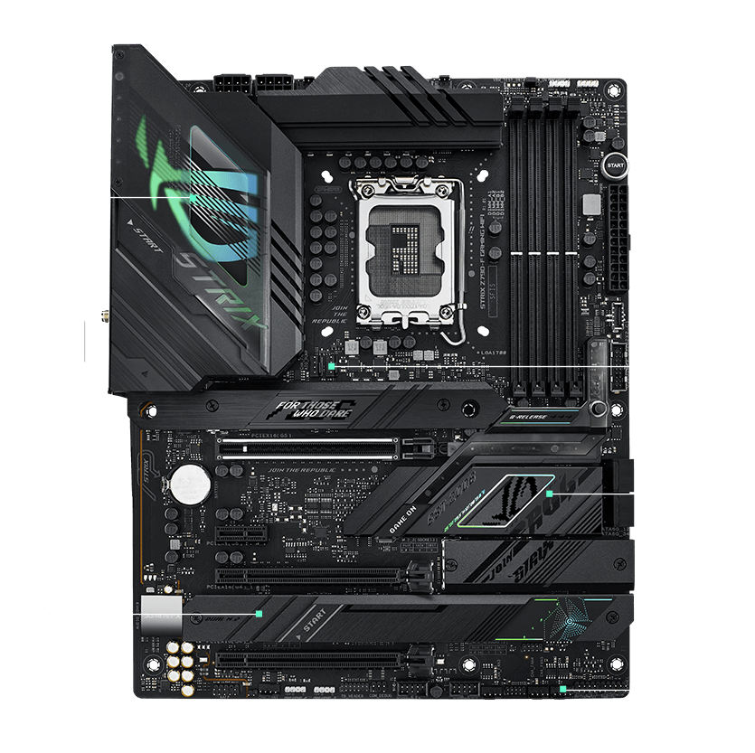 ROG Strix Z790-F cooling specifications