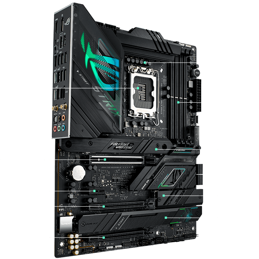 ROG Strix Z790-F prestatiespecificaties