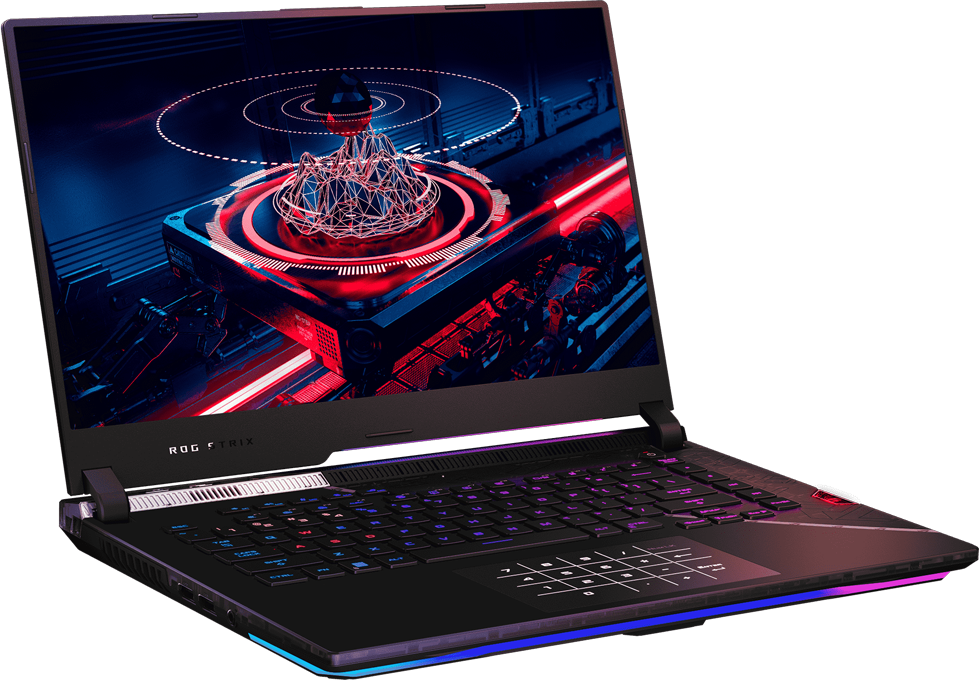 The laptop's image of ROG Strix Scar 15