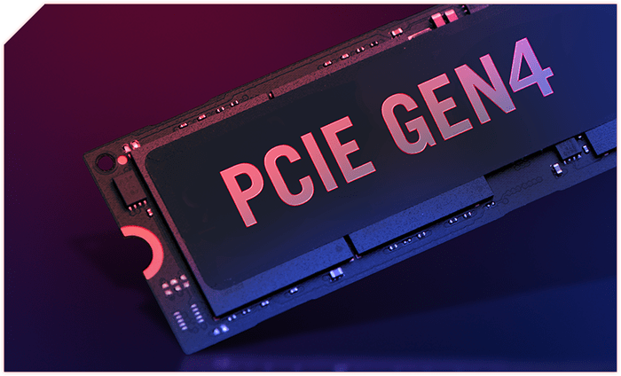 The image shows the PCIe Gen4 SSD
