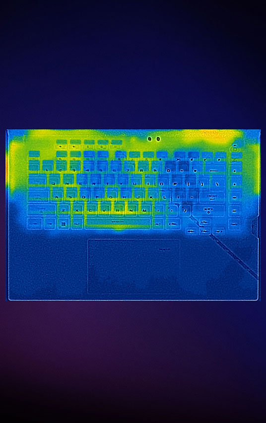 The image of CoolZone keyboard keeps you frosty