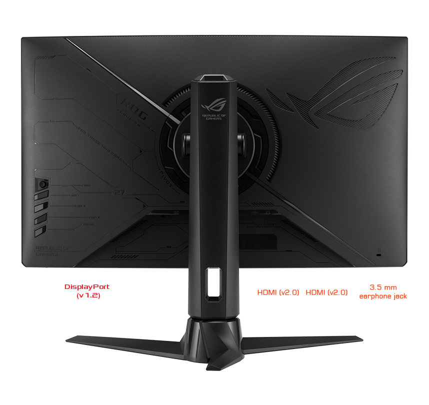 ASUS ROG Strix XG27VQ - Écran LED - jeux - incurvé - 27 - 1920 x 1080 Full  HD (1080p) - VA - 300 cd/m² - 3000:1 - 4 ms - HDMI, DVI-D, DisplayPort 