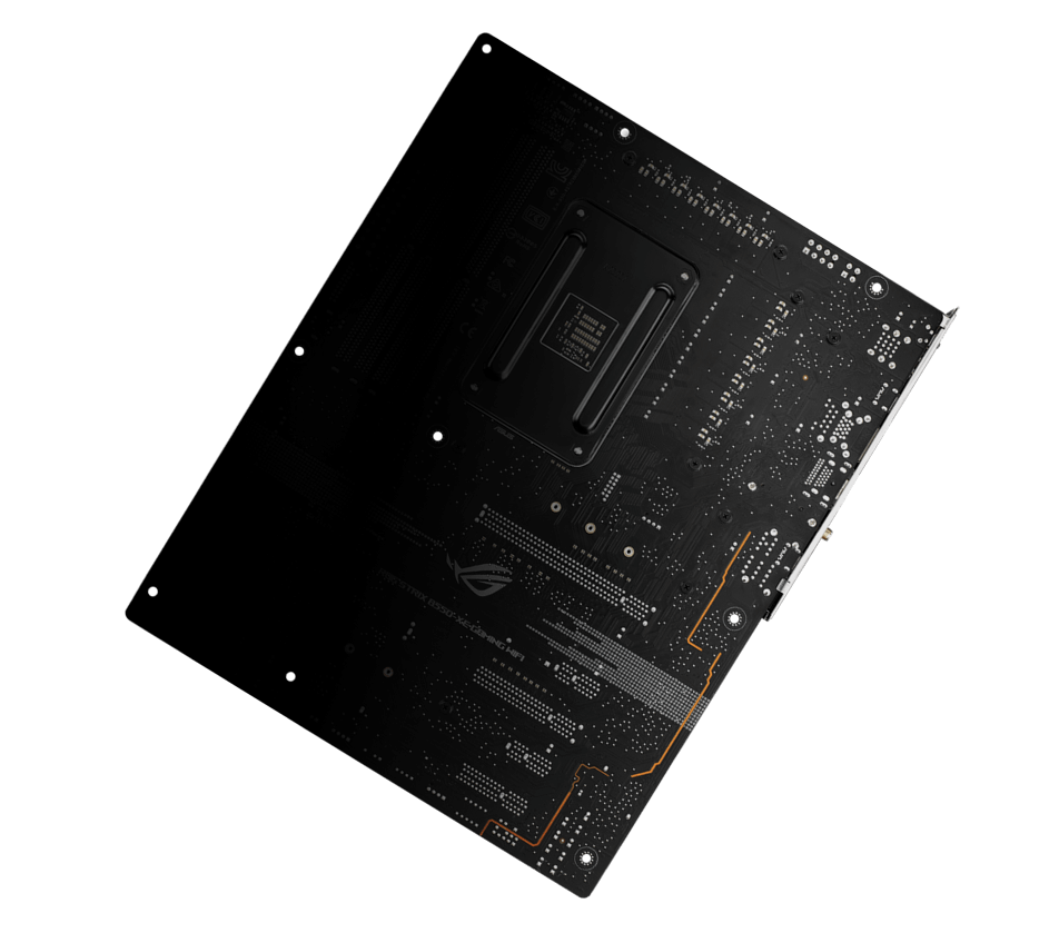 Back view of ROG Strix B550-XE Gaming WIFI