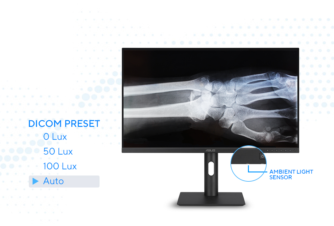 Demonstrate DICOM Preset on ASUS HealthCare Displays