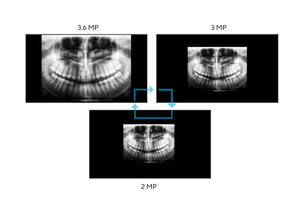 Demonstrate different mode of screen resolution to fit different scenario