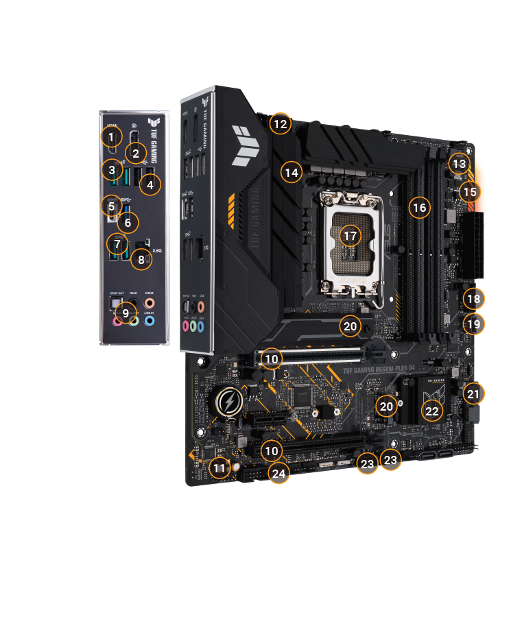 TUF GAMING B660M-PLUS D4｜Motherboards｜ASUS Global