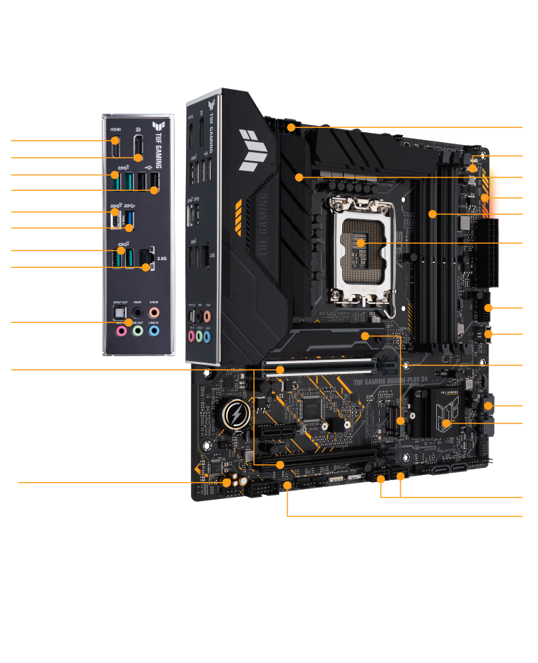 TUF GAMING B660M-PLUS D4｜Motherboards｜ASUS Global