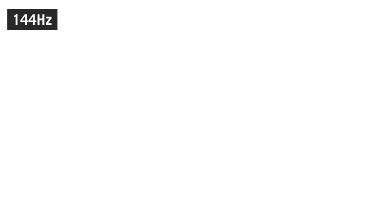 Die FPS-Spielszene; das FPS-Zähler-Overlay ist in der oberen linken Ecke des Bildschirms zu sehen